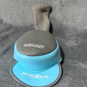 Cobra King Jr Golf Driver Headcover Blue Grey Junior Protective Cover Flaw